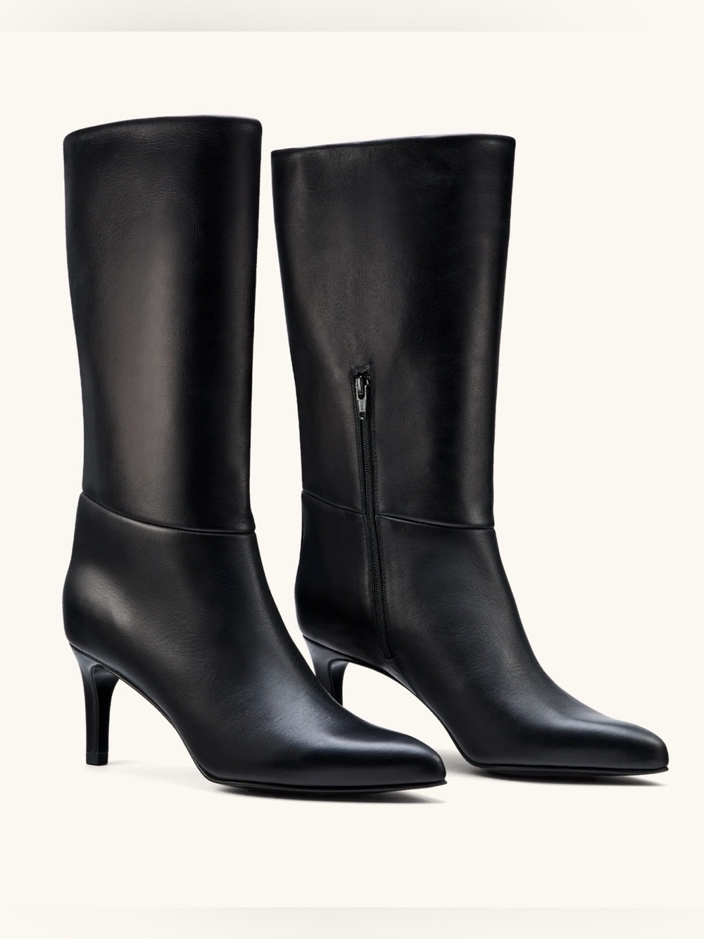 Inez Mila Boots in Black Calf size 8.5 M